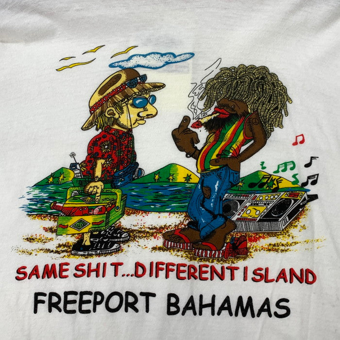 【中古品】【メンズ】 ISLAND DREAMS 半袖Tシャツ カットソー ブランド 古着 145-260308-gm-32-fuz サイズ：XXL カラー：ホワイト 万代Net店