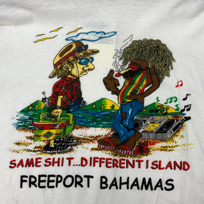 【中古品】【メンズ】 ISLAND DREAMS 半袖Tシャツ カットソー ブランド 古着 145-260308-gm-32-fuz サイズ：XXL カラー：ホワイト 万代Net店