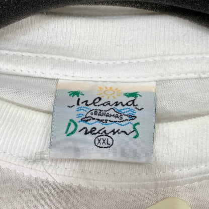 【中古品】【メンズ】 ISLAND DREAMS 半袖Tシャツ カットソー ブランド 古着 145-260308-gm-32-fuz サイズ：XXL カラー：ホワイト 万代Net店
