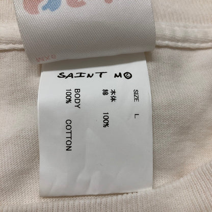 【中古品】【メンズ】 SAINT MICHAEL SM-HR8-0000-022 Tシャツ セントマイケル 147-260815-sm-04-otoh サイズ：L カラー：アイボリー 万代Net店
