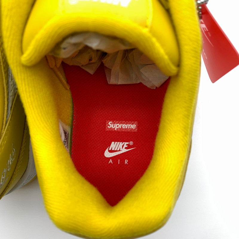 【中古美品】【メンズ】 Supreme × NIKE シュプリーム ナイキ HF8813-700 AIR MAX 1 87 SP スニーカー 靴 160-260601-st-12-otoh カラー：スピードイエロー/ホワイト 万代Net店