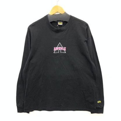 【中古品】【メンズ】 AIRWALK エアウォーク 長袖Tシャツ カットソー トップス ブランド 古着 142-250406-gm-11-fuz サイズ：L カラー：ブラック 万代Net店