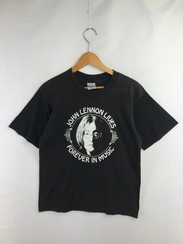 【中古品】【メンズ】 MURINA ムリナ JOHN LENNON PRINT TEE ジョンレノン プリント Tシャツ トップス 146-260625-rt-09-tag サイズ：M カラー：ブラック 万代Net店