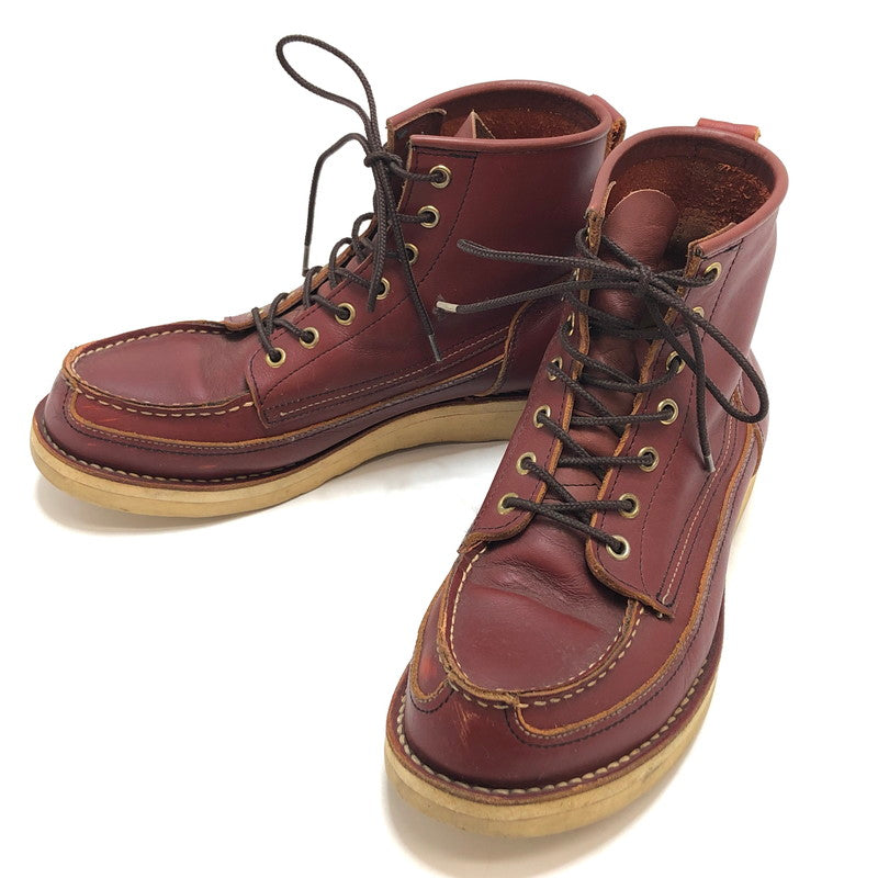【現状渡し品】【メンズ】 Danner ダナー Danner ダナー CAMALLI 2 D4121 モックトゥ ワークブーツ レザー シューズ 靴 165-250918-hn-03-fur サイズ：8 1/2(26.5cm相当) カラー：ブラウン系 万代Net店