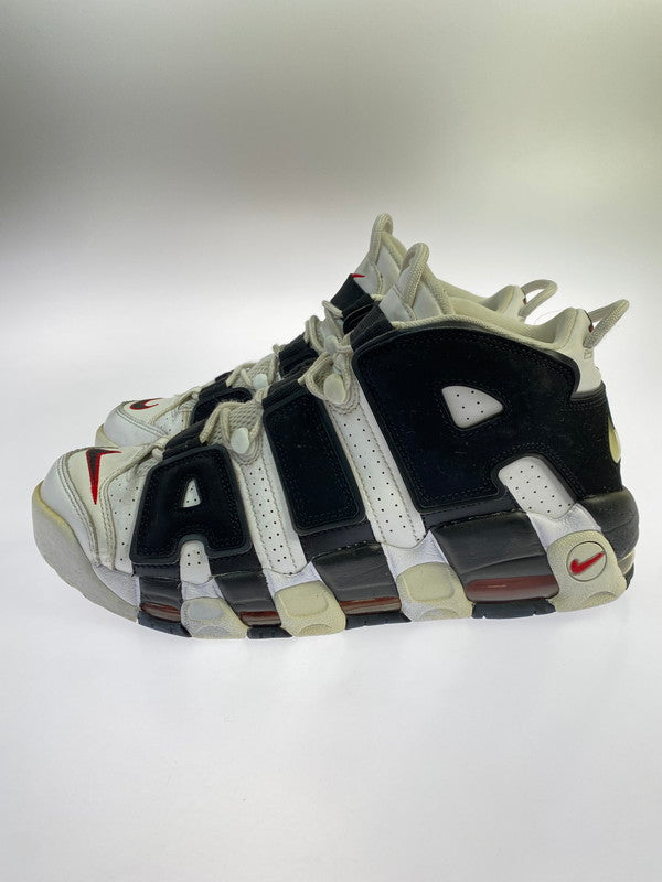 【中古品】【メンズ】 NIKE ナイキ AIR MORE UPTEMPO WHITE BLACK UNIVERSITY RED 2020 414962-105 エアー モア アップテンポ スニーカー 靴 160-250725-jt-03-min サイズ：US 10 28.0cm カラー：WHITE/BLACK-UNIVARSITY RED 万代Net店