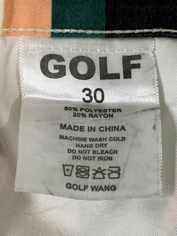 【中古品】【メンズ】 GOLF WANG ゴルフワン STRIPED PANTS ストライプパンツ ボトムス 153-260404-kk-03-min サイズ：30 カラー：マルチカラー 万代Net店