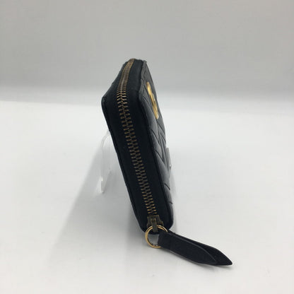 【中古品】【レディース】 GUCCI グッチ GGマーモント ダブルG ジップアラウンド ウォレット 443123 ラウンドファスナー 長財布 ロングウォレット 財布 181-250523-ks-06-fuz カラー：BLACK 万代Net店