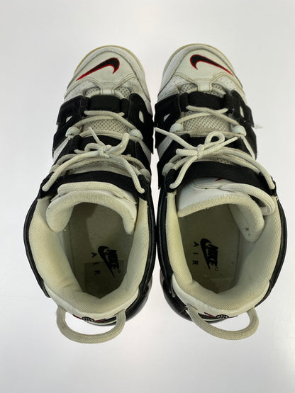【中古品】【メンズ】 NIKE ナイキ AIR MORE UPTEMPO WHITE BLACK UNIVERSITY RED 2020 414962-105 エアー モア アップテンポ スニーカー 靴 160-250725-jt-03-min サイズ：US 10 28.0cm カラー：WHITE/BLACK-UNIVARSITY RED 万代Net店