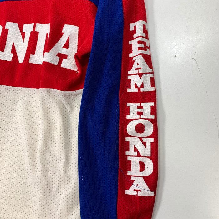 【中古品】【メンズ】 HONDA LINE メッシュ長袖Tシャツ トップス ブランド 古着 145-260314-gm-14-fuz サイズ：サイズ不明 カラー：レッド ブルー 万代Net店
