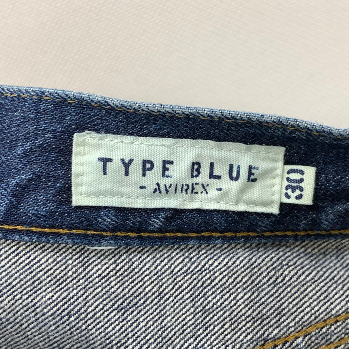 【中古品】【メンズ】 AVIREX アヴィレックス デニムパンツ ジーンズ ボトムス ブランド 古着 156-250511-gm-08-fuz サイズ：30 カラー：インディゴ 万代Net店