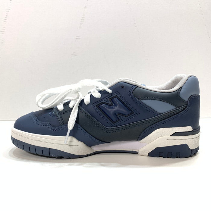 【中古美品】【メンズ】 NEW BALANCE ニューバランス BEAMS BB550 スニーカー 162-251109-gm-39-fuz サイズ：27cm カラー：ネイビー 万代Net店