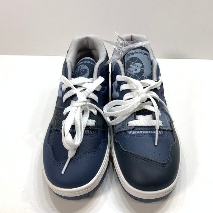 【中古美品】【メンズ】 NEW BALANCE ニューバランス BEAMS BB550 スニーカー 162-251109-gm-39-fuz サイズ：27cm カラー：ネイビー 万代Net店
