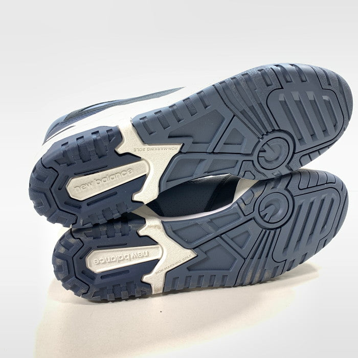 【中古美品】【メンズ】 NEW BALANCE ニューバランス BEAMS BB550 スニーカー 162-251109-gm-39-fuz サイズ：27cm カラー：ネイビー 万代Net店
