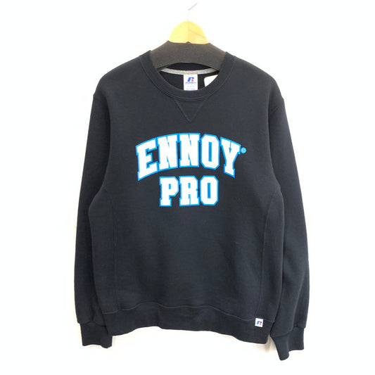 【中古品】【メンズ】 ENNOY×RUSSELLATHLETIC エンノイ　ラッセルアスレティック PRO SWEAT スウェット ブランド 古着 140-260314-gm-03-fuz サイズ：M カラー：ブラック 万代Net店