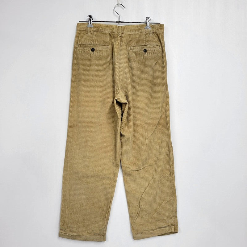 【中古品】【メンズ】 白タグ 90S 2-TUCK CORDUROY PANTS ツータック コーデュロイ パンツ ボトムス ズボン 157-251113-cs-09-izu サイズ：33×30 カラー：ベージュ 万代Net店