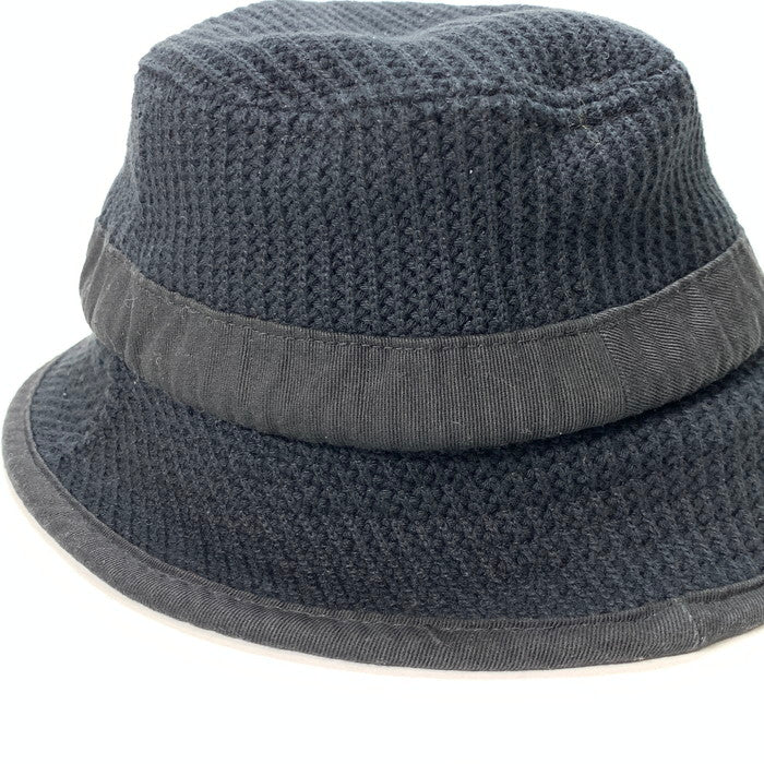 【中古品】【メンズ】 Supreme シュプリーム 21SS STRING CRUSHER ハット ブランド 帽子 149-260221-gm-16-fuz サイズ：S~M カラー：ブラック 万代Net店