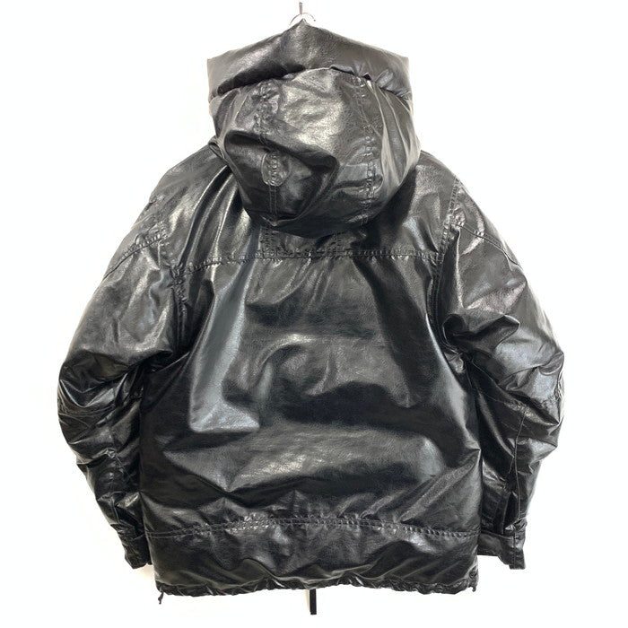 【中古品】【メンズ】 JOURNAL STANDARD ジャーナルスタンダード フェイクレザーダウンジャケット ブランド 古着 147-260314-gm-05-fuz サイズ：不明 カラー：ブラック 万代Net店