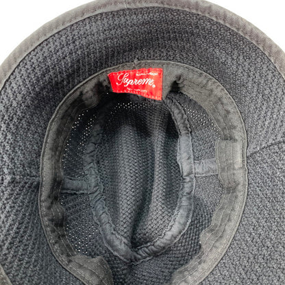 【中古品】【メンズ】 Supreme シュプリーム 21SS STRING CRUSHER ハット ブランド 帽子 149-260221-gm-16-fuz サイズ：S~M カラー：ブラック 万代Net店