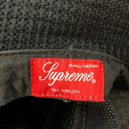 【中古品】【メンズ】 Supreme シュプリーム 21SS STRING CRUSHER ハット ブランド 帽子 149-260221-gm-16-fuz サイズ：S~M カラー：ブラック 万代Net店