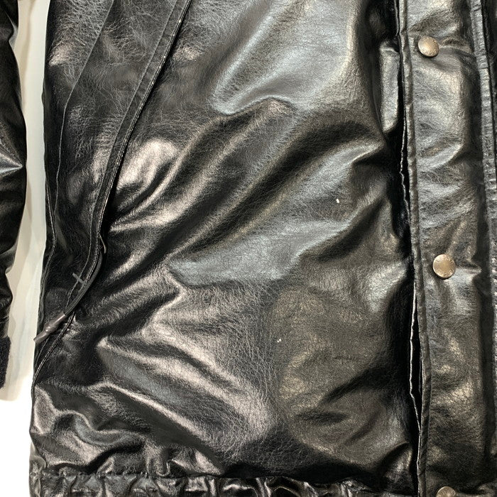 【中古品】【メンズ】 JOURNAL STANDARD ジャーナルスタンダード フェイクレザーダウンジャケット ブランド 古着 147-260314-gm-05-fuz サイズ：不明 カラー：ブラック 万代Net店