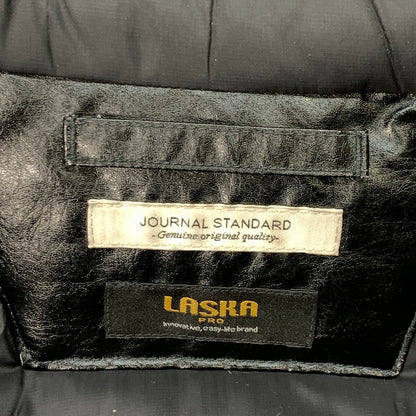 【中古品】【メンズ】 JOURNAL STANDARD ジャーナルスタンダード フェイクレザーダウンジャケット ブランド 古着 147-260314-gm-05-fuz サイズ：不明 カラー：ブラック 万代Net店