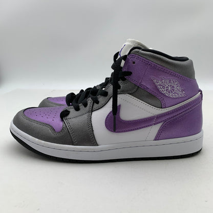 【中古品】【メンズ】 NIKE ナイキ HJ5911-105 AIR JORDAN 1 MID ”METALLIC　PURPLE” エアジョーダン 1 ミッド スニーカー 160-260412-gm-40-fuz サイズ：26.5cm カラー：ホワイト パープル 万代Net店