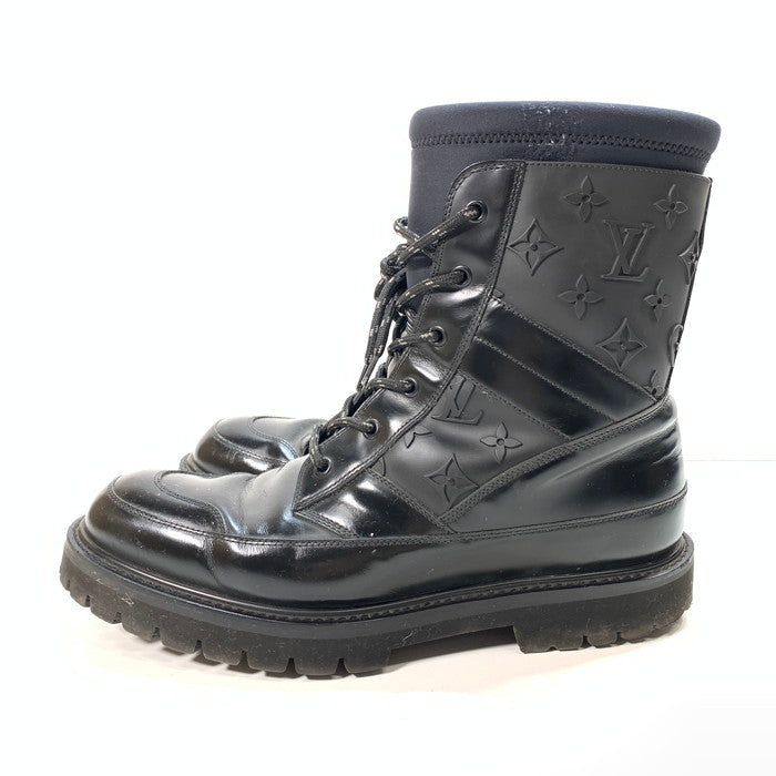 【中古品】【メンズ/レディース】 LOUIS VUITTON ルイ・ヴィトン BM1119 20SS ランドスケープ・ライン アンクルブーツ 179-251109-gm-29-fuz サイズ：8 カラー：ブラック 万代Net店
