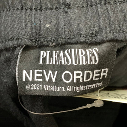 【中古品】【メンズ】 PLEASURES プレジャーズ NEW ORDER EASY PANT イージーパンツ ブランド 古着 153-251207-gm-17-fuz サイズ：S カラー：ブラック 万代Net店