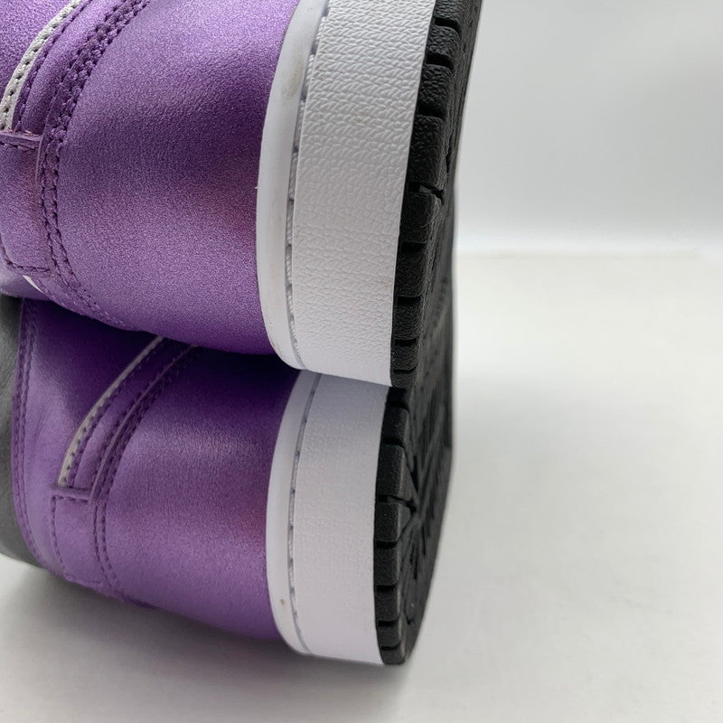 【中古品】【メンズ】 NIKE ナイキ HJ5911-105 AIR JORDAN 1 MID ”METALLIC　PURPLE” エアジョーダン 1 ミッド スニーカー 160-260412-gm-40-fuz サイズ：26.5cm カラー：ホワイト パープル 万代Net店