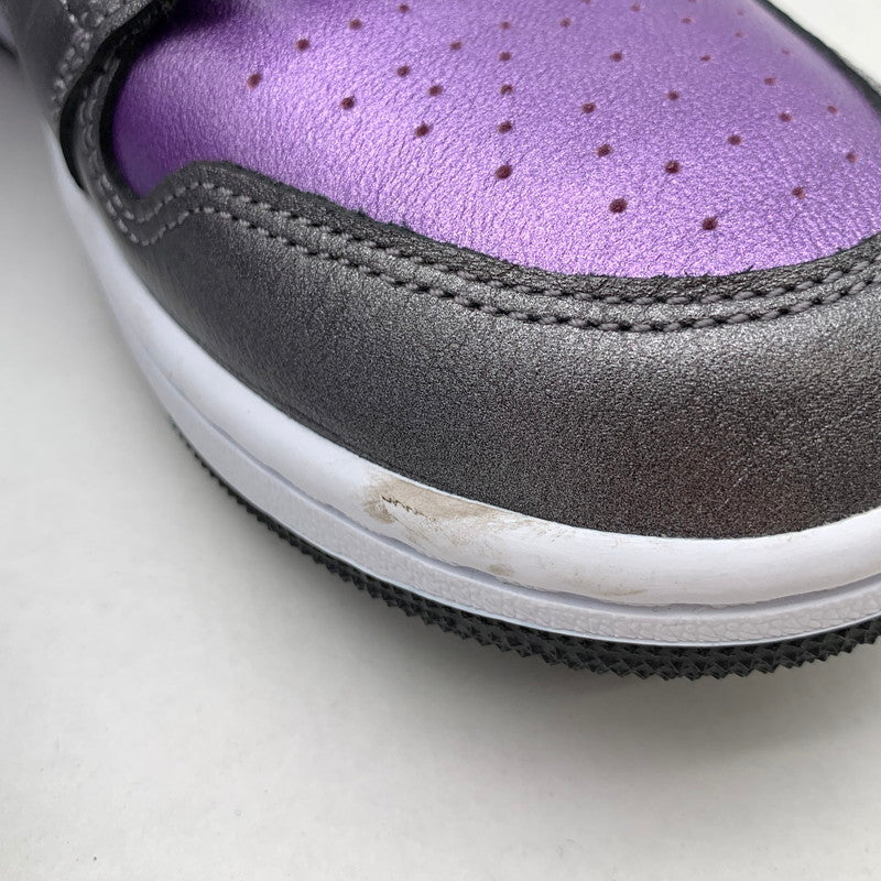 【中古品】【メンズ】 NIKE ナイキ HJ5911-105 AIR JORDAN 1 MID ”METALLIC　PURPLE” エアジョーダン 1 ミッド スニーカー 160-260412-gm-40-fuz サイズ：26.5cm カラー：ホワイト パープル 万代Net店