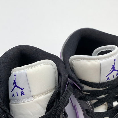 【中古品】【メンズ】 NIKE ナイキ HJ5911-105 AIR JORDAN 1 MID ”METALLIC　PURPLE” エアジョーダン 1 ミッド スニーカー 160-260412-gm-40-fuz サイズ：26.5cm カラー：ホワイト パープル 万代Net店