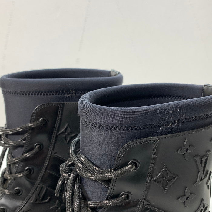【中古品】【メンズ/レディース】 LOUIS VUITTON ルイ・ヴィトン BM1119 20SS ランドスケープ・ライン アンクルブーツ 179-251109-gm-29-fuz サイズ：8 カラー：ブラック 万代Net店