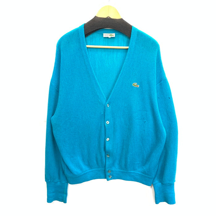 【中古品】【メンズ】 LACOSTE ラコステ 70s VINTAGE カーディガン トップス ブランド 古着 145-250727-gm-25-fuz サイズ：5 カラー：ライトブルー 万代Net店