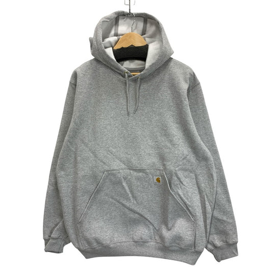 【中古美品】【メンズ】 Carhartt カーハート パーカー フーディー トップス ブランド 古着 142-250601-gm-21-fuz サイズ：L カラー：グレー 万代Net店