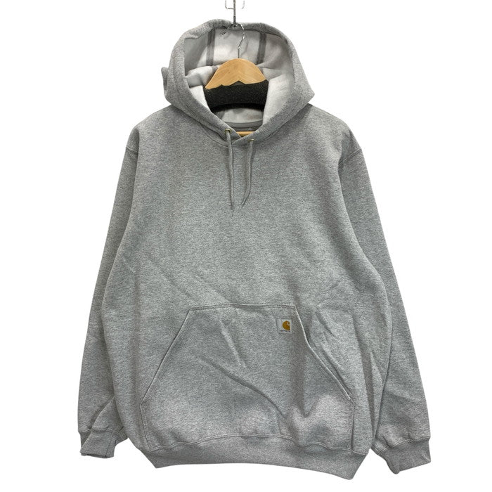 【中古美品】【メンズ】 Carhartt カーハート パーカー フーディー トップス ブランド 古着 145-250601-gm-21-fuz サイズ：L カラー：グレー 万代Net店