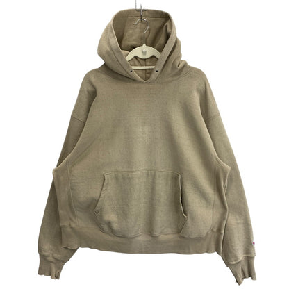【中古品】【メンズ】 Champion チャンピオン パーカー ブランド 古着 142-260314-gm-02-fuz サイズ：XL カラー：ベージュ 万代Net店
