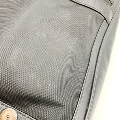 【中古品】【メンズ】 BURBERRY バーバリー 3827140 レザー ナイロンキャンバス ショルダーバッグ カバン 鞄 180-250515-as-07-izu カラー：ブラック 万代Net店
