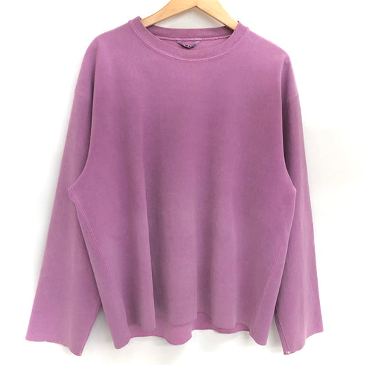 【現状渡し品】【メンズ】 AURALEE オーラリー SUPER MILLED SWEAT CUT-OFF A7AP03SM スーパーミルド スウェット カットオフ 長袖 トップス 141-250920-hn-04-fur サイズ：4 カラー：パープル系 万代Net店