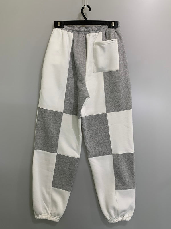 【中古品】【メンズ】 Student Apathy スチューデントアパシー COLOR SCHEME SWEAT PANTS SA1013 カラースキーム スウェットパンツ ボトムス 153-260404-kk-04-min サイズ：L カラー：グレー/ホワイト 万代Net店