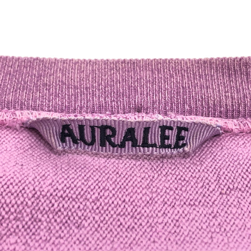 【現状渡し品】【メンズ】 AURALEE オーラリー SUPER MILLED SWEAT CUT-OFF A7AP03SM スーパーミルド スウェット カットオフ 長袖 トップス 141-250920-hn-04-fur サイズ：4 カラー：パープル系 万代Net店