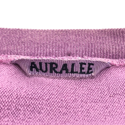 【現状渡し品】【メンズ】 AURALEE オーラリー SUPER MILLED SWEAT CUT-OFF A7AP03SM スーパーミルド スウェット カットオフ 長袖 トップス 141-250920-hn-04-fur サイズ：4 カラー：パープル系 万代Net店