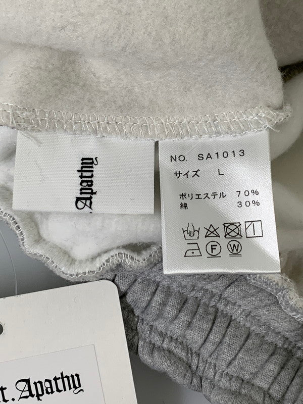 【中古品】【メンズ】 Student Apathy スチューデントアパシー COLOR SCHEME SWEAT PANTS SA1013 カラースキーム スウェットパンツ ボトムス 153-260404-kk-04-min サイズ：L カラー：グレー/ホワイト 万代Net店