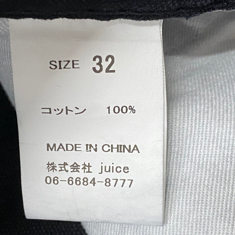 【中古品】【メンズ】 JUICE ジュース DOUBLE KNEE PANT ダブル ニー パンツ ボトムス 156-260829-sa-14-tei サイズ：32 カラー：ブラック 万代Net店
