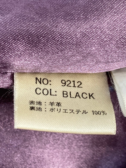 【現状渡し品】【メンズ】 MIRALGO ミラルゴ LEATHER JACKET レザー ジャケット アウター 上着 146-260822-hu-53-min サイズ：LL カラー：ブラック 万代Net店