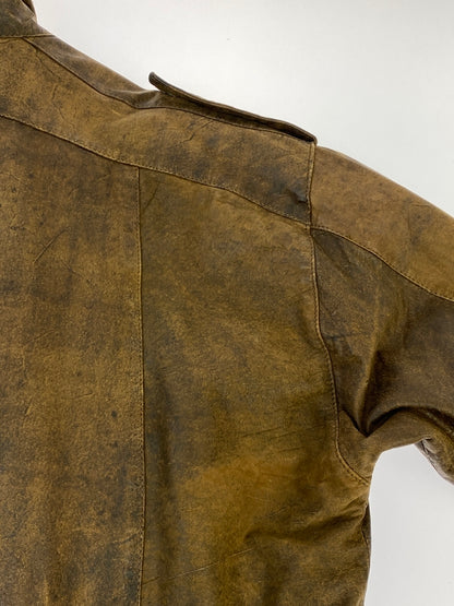 【現状渡し品】【メンズ】 B.B.DAKOTA ビービー ダコタ LEATHER BOA JACKET レザー ボア ジャケット アウター 上着 146-260822-hu-49-min カラー：ブラウン 万代Net店