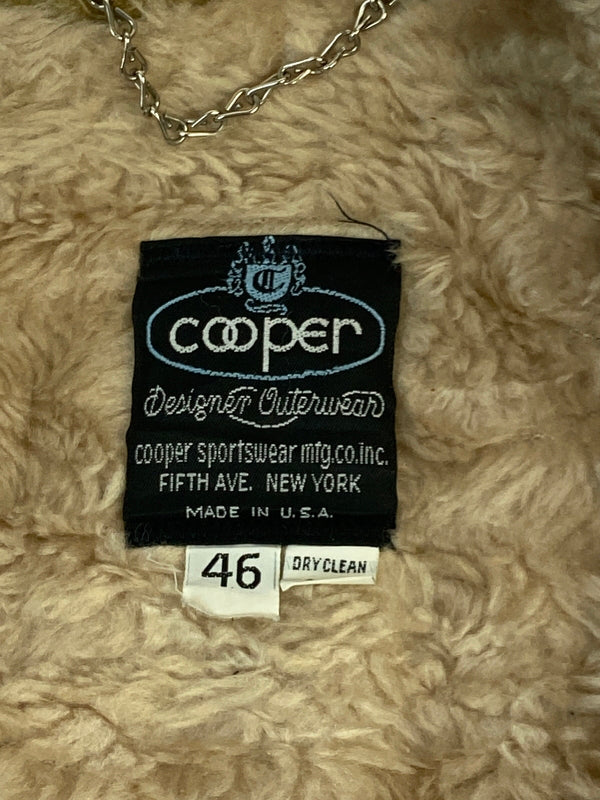 【現状渡し品】【メンズ】 COOPER クーパー LS COAT ロング スリーブ コート ファーコート 上着 アウター 146-260822-hu-47-min サイズ：46 カラー：ベージュ 万代Net店