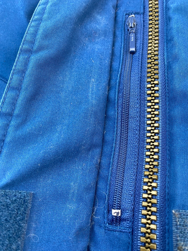 【中古品】【メンズ】 LANDS'END ランズエンド 90S DOWN JACKET 90年代 ダウン ジャケット ヴィンテージ 上着 アウター 146-260822-hu-46-min サイズ：S カラー：ブルー 万代Net店