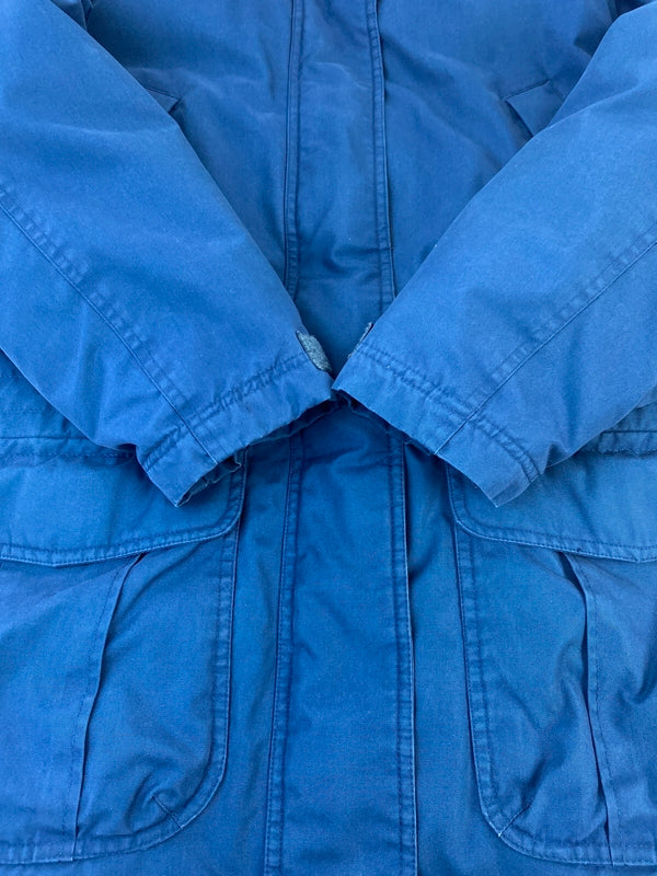 【中古品】【メンズ】 LANDS'END ランズエンド 90S DOWN JACKET 90年代 ダウン ジャケット ヴィンテージ 上着 アウター 146-260822-hu-46-min サイズ：S カラー：ブルー 万代Net店