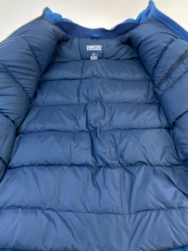 【中古品】【メンズ】 LANDS'END ランズエンド 90S DOWN JACKET 90年代 ダウン ジャケット ヴィンテージ 上着 アウター 146-260822-hu-46-min サイズ：S カラー：ブルー 万代Net店