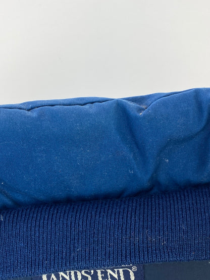 【中古品】【メンズ】 LANDS'END ランズエンド 90S DOWN JACKET 90年代 ダウン ジャケット ヴィンテージ 上着 アウター 146-260822-hu-46-min サイズ：S カラー：ブルー 万代Net店
